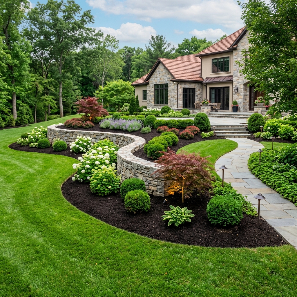 Landscape Design & Mulching